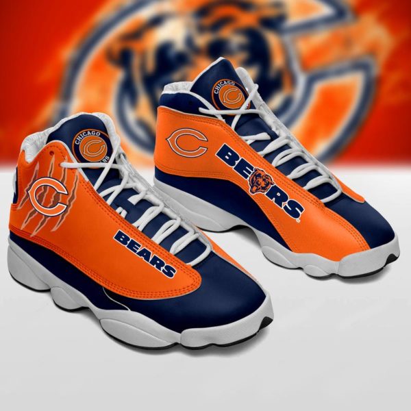 Ideafootwear Chicago Bears AJ13 Sneakers Shoes For Men And Women 16