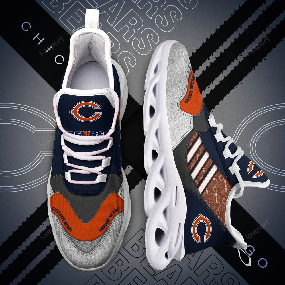 Ideafootwear Chicago Bears Max Soul Shoes Sneakers For Men And Women 28