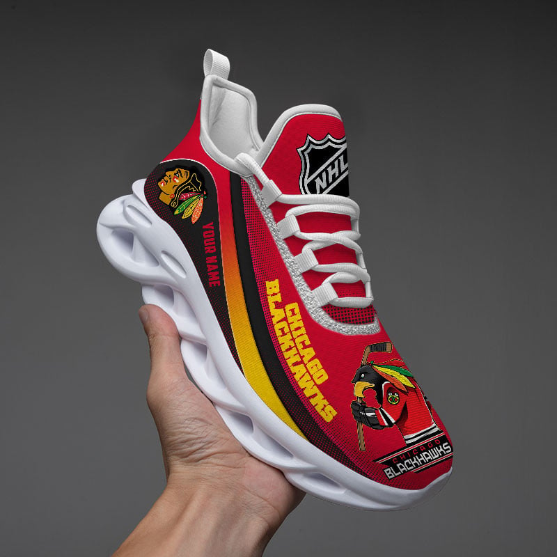 Ideafootwear Chicago Blackhawks Max Soul Shoes Sneakers For Men And Women 2
