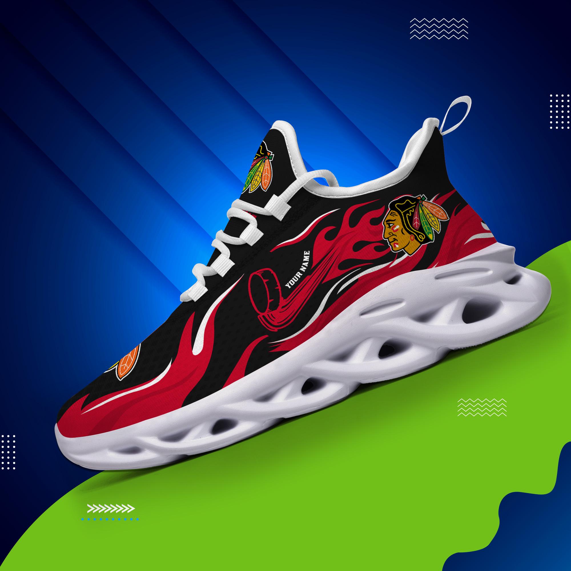 Ideafootwear Chicago Blackhawks Max Soul Shoes Sneakers For Men And Women 3