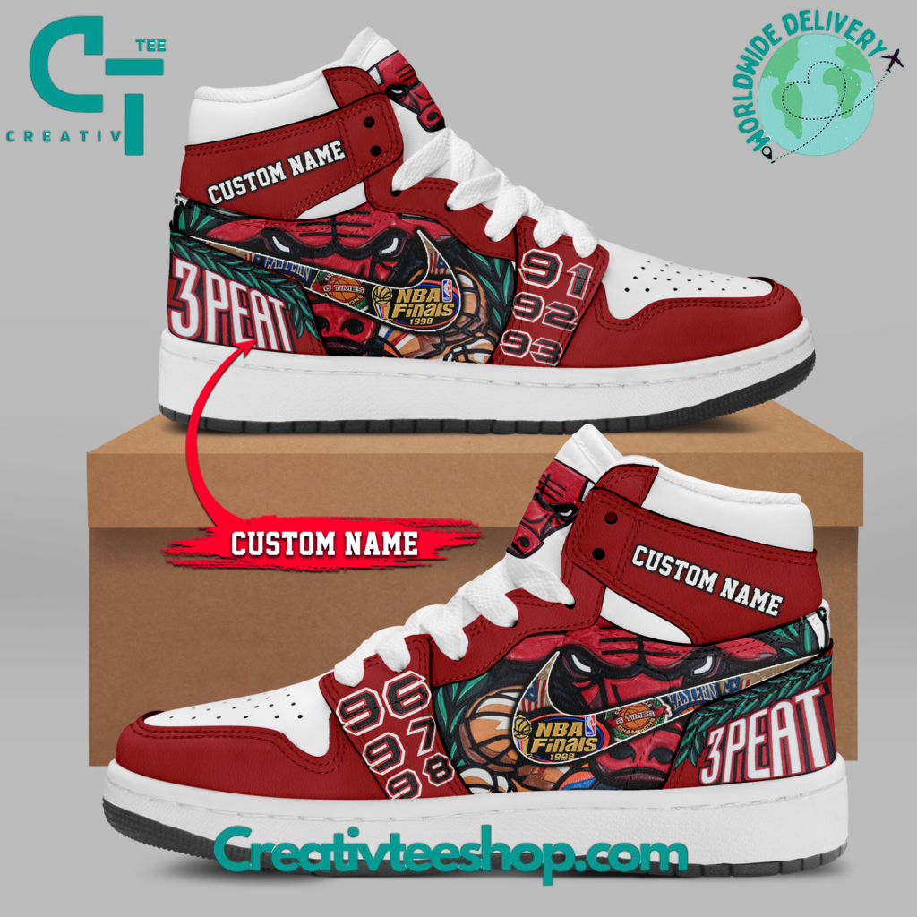 Ideafootwear Chicago Bulls AJ1 High Sneakers Shoes For Men And Women 4