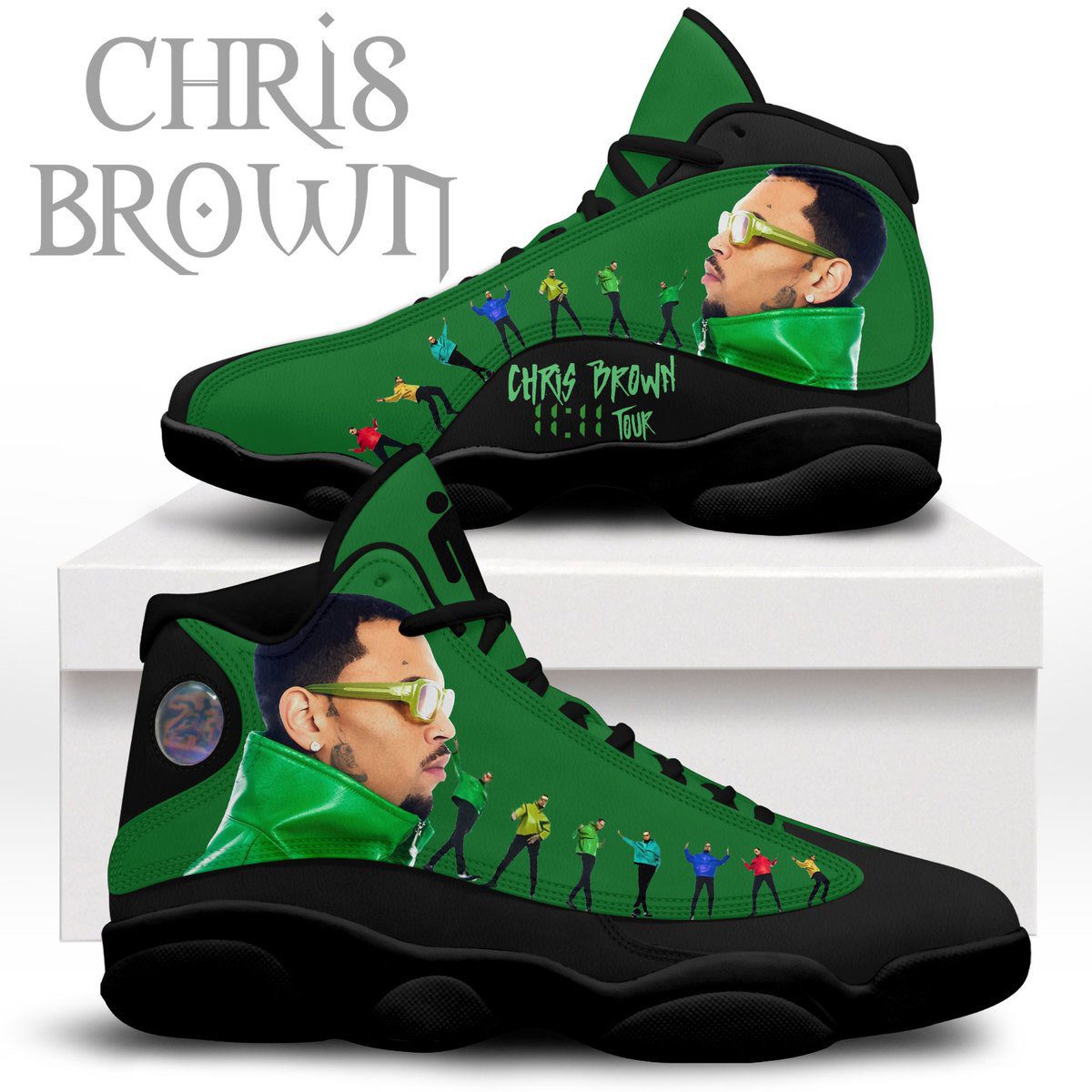 Ideafootwear Chris Brown AJ13 Sneakers Shoes For Men And Women 1