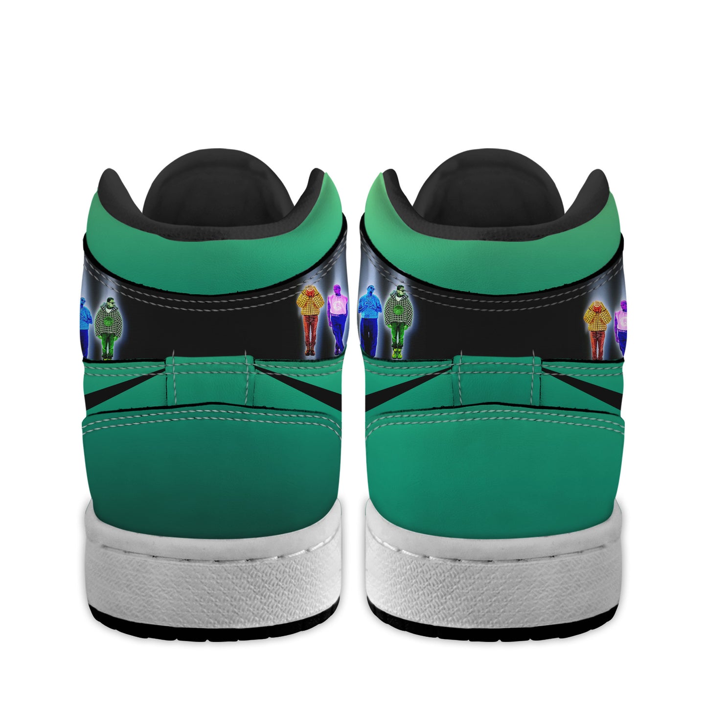 Ideafootwear Chris Brown AJ1 High Sneakers Shoes For Men And Women 12