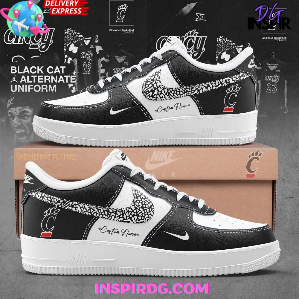 Ideafootwear Cincinnati Bearcats Air Low-Top Sneakers Shoes For Men And Women 1