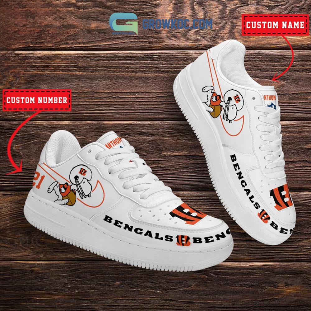 Ideafootwear Cincinnati Bengals Air Low-Top Sneakers Shoes For Men And Women 2