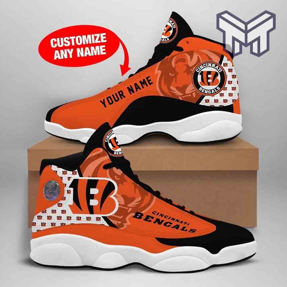 Ideafootwear Cincinnati Bengals AJ13 Sneakers Shoes For Men And Women 4