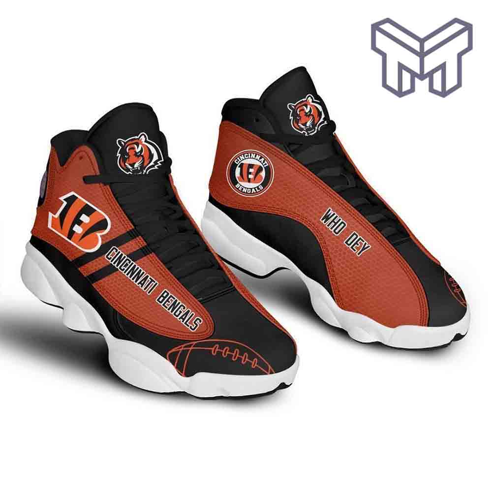 Ideafootwear Cincinnati Bengals AJ13 Sneakers Shoes For Men And Women 6
