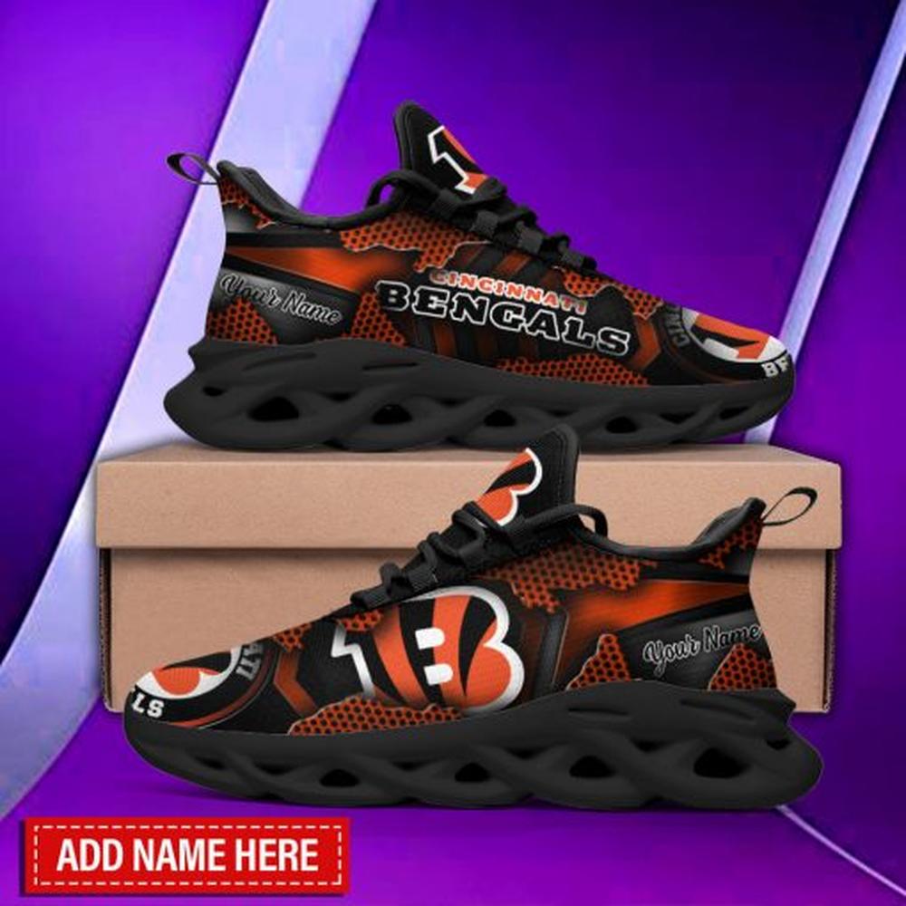 Ideafootwear Cincinnati Bengals Max Soul Shoes Sneakers For Men And Women 51