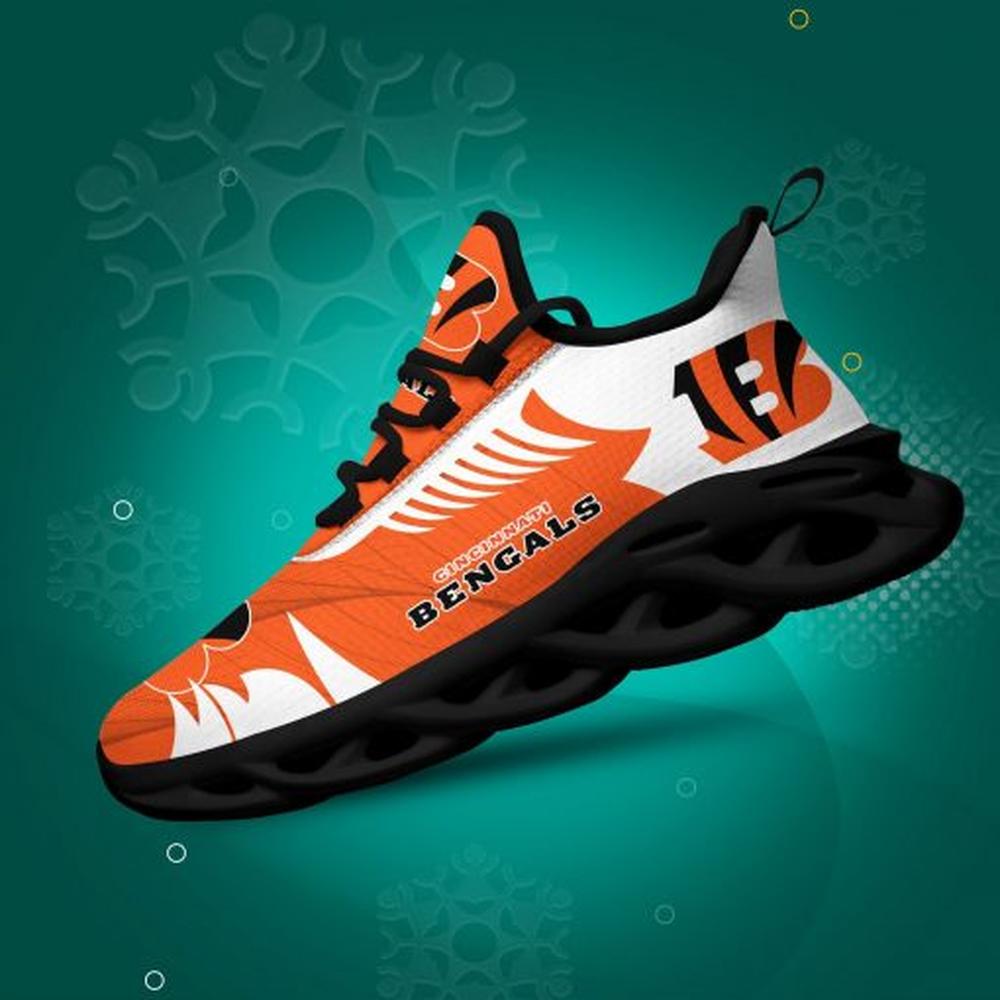 Ideafootwear Cincinnati Bengals Max Soul Shoes Sneakers For Men And Women 5