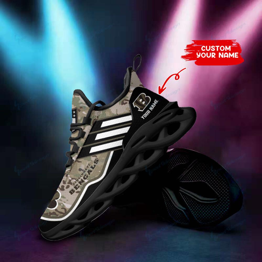 Ideafootwear Cincinnati Bengals Max Soul Shoes Sneakers For Men And Women 59