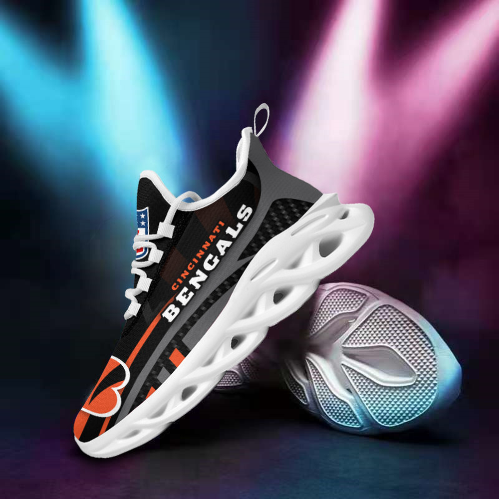 Ideafootwear Cincinnati Bengals Max Soul Shoes Sneakers For Men And Women 78