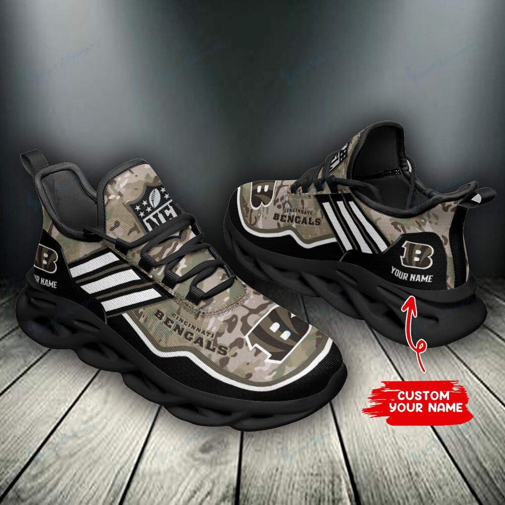 Ideafootwear Cincinnati Bengals Max Soul Shoes Sneakers For Men And Women 59