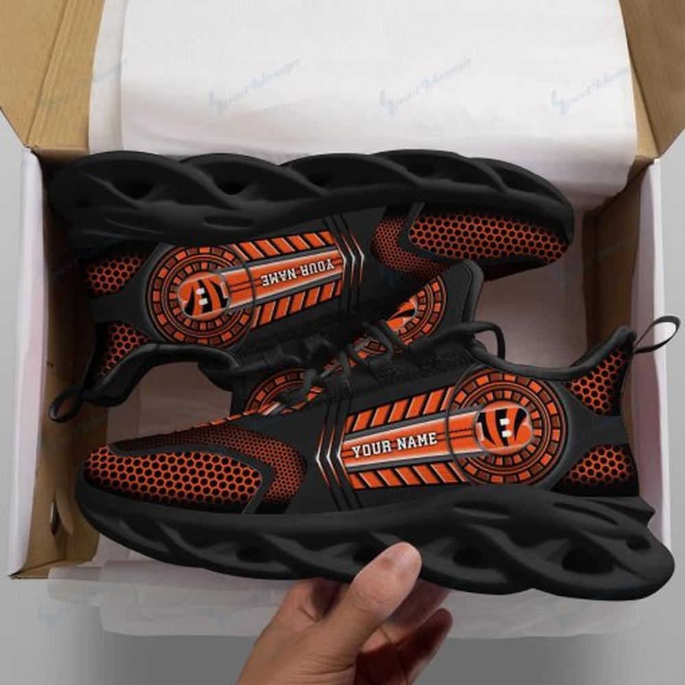 Ideafootwear Cincinnati Bengals Max Soul Shoes Sneakers For Men And Women 73