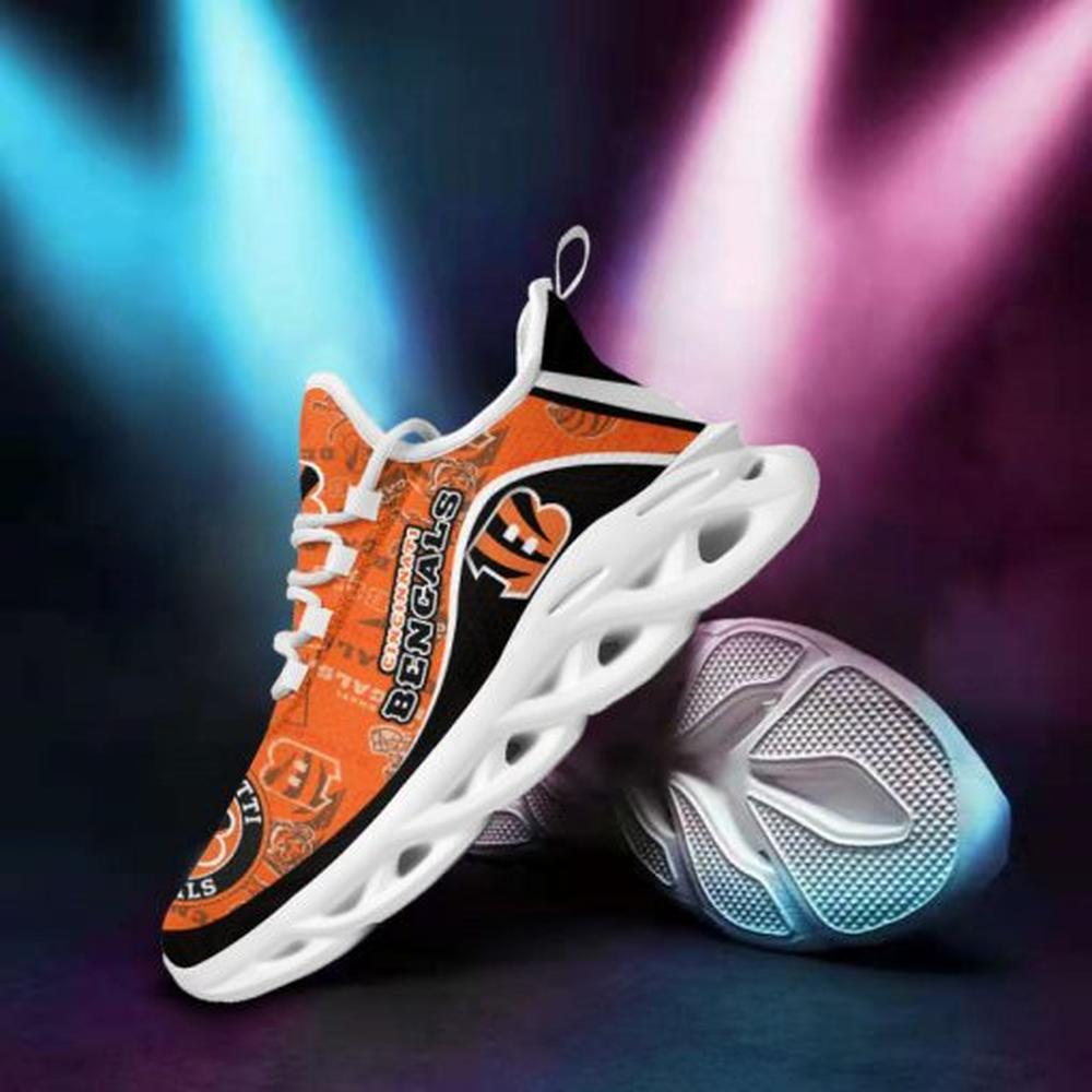 Ideafootwear Cincinnati Bengals Max Soul Shoes Sneakers For Men And Women 83