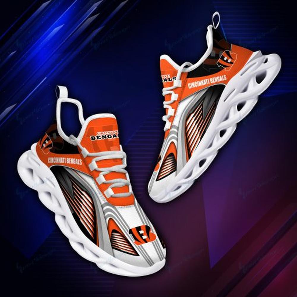 Ideafootwear Cincinnati Bengals Max Soul Shoes Sneakers For Men And Women 17