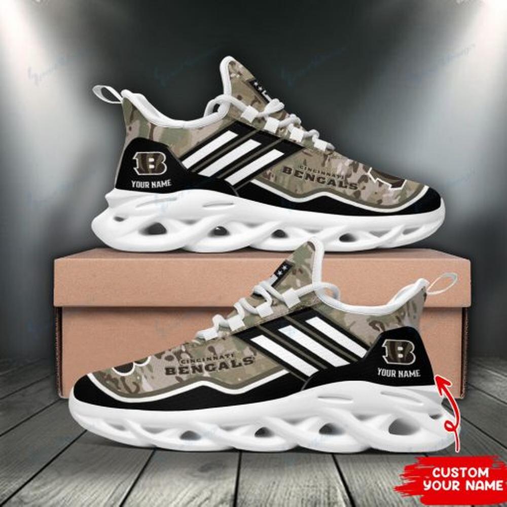 Ideafootwear Cincinnati Bengals Max Soul Shoes Sneakers For Men And Women 59
