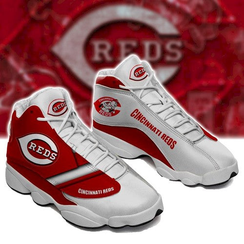 Ideafootwear Cincinnati Reds AJ13 Sneakers Shoes For Men And Women 3