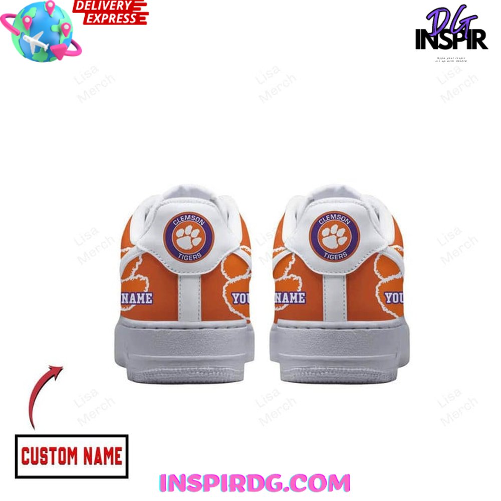 Ideafootwear Clemson Tigers Air Low-Top Sneakers Shoes For Men And Women 4