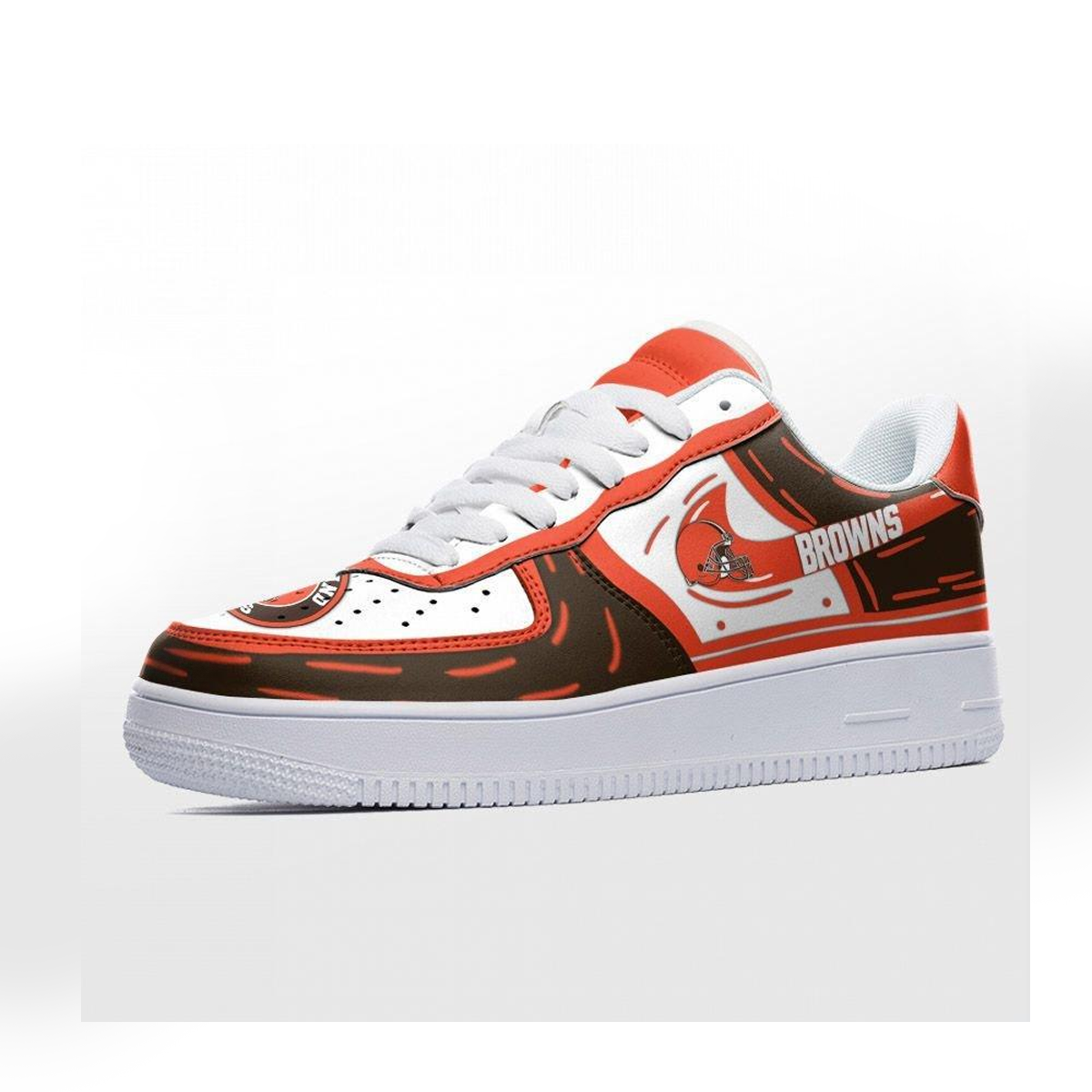 Ideafootwear Cleveland Browns Air Low-Top Sneakers Shoes For Men And Women 13