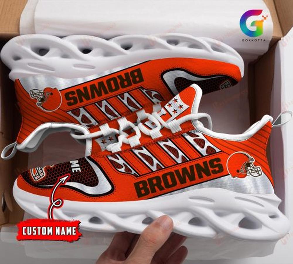 Ideafootwear Cleveland Browns Max Soul Shoes Sneakers For Men And Women 34