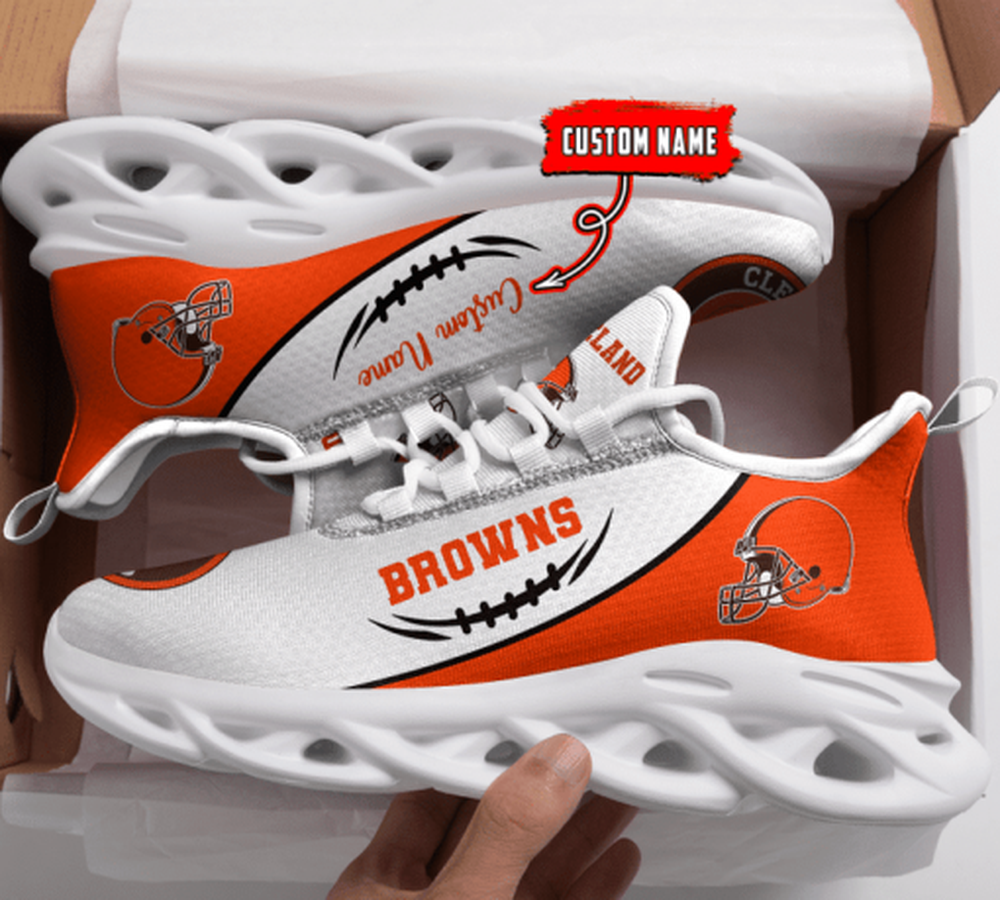Ideafootwear Cleveland Browns Max Soul Shoes Sneakers For Men And Women 35