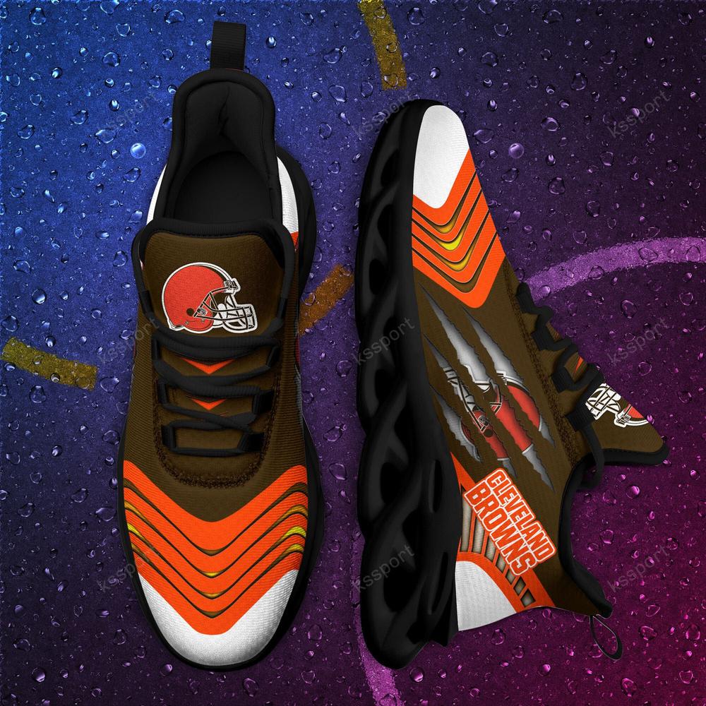 Ideafootwear Cleveland Browns Max Soul Shoes Sneakers For Men And Women 5