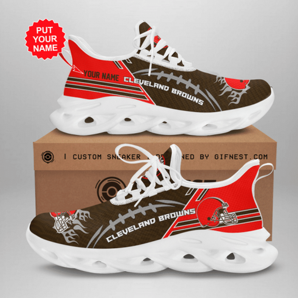 Ideafootwear Cleveland Browns Max Soul Shoes Sneakers For Men And Women 47
