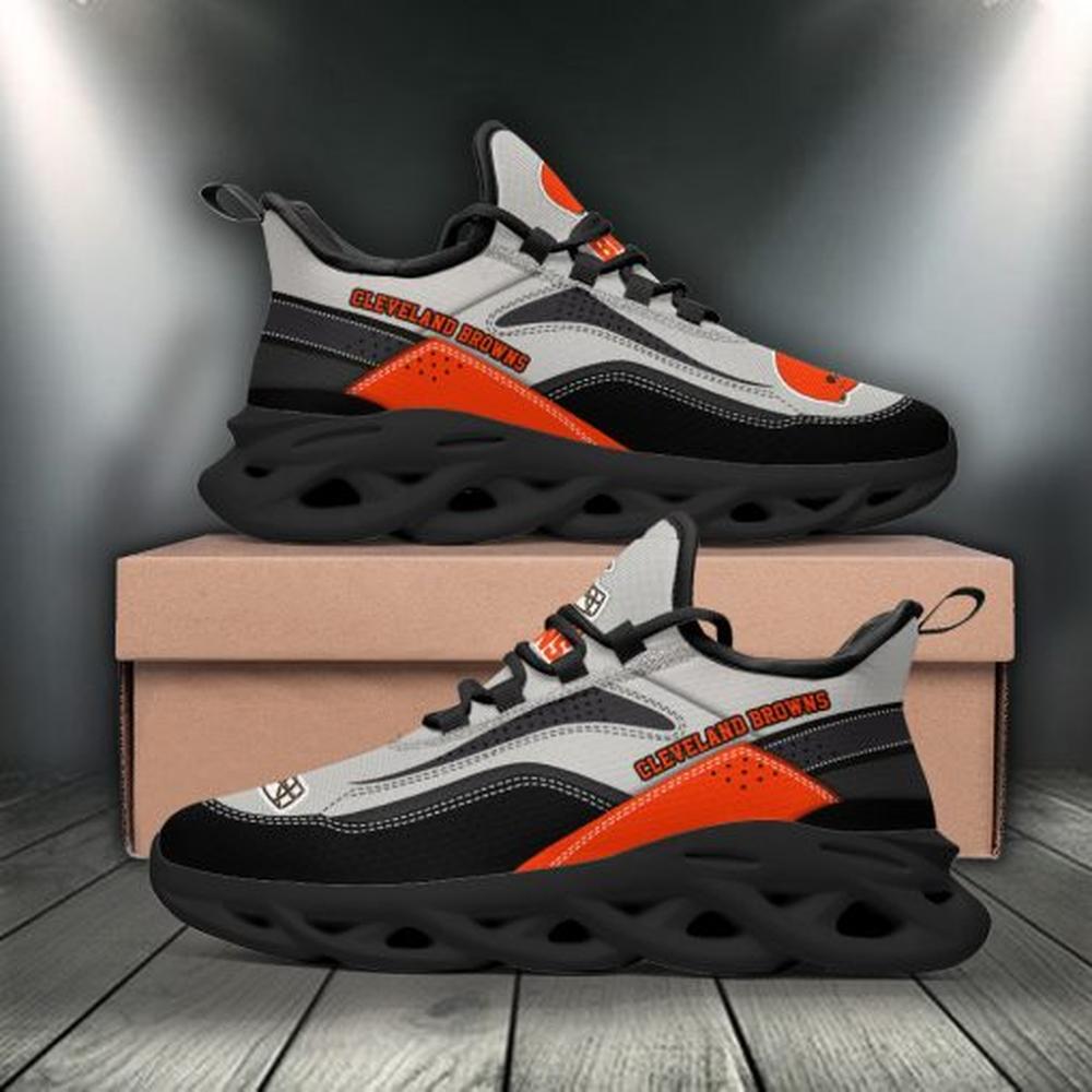 Ideafootwear Cleveland Browns Max Soul Shoes Sneakers For Men And Women 13