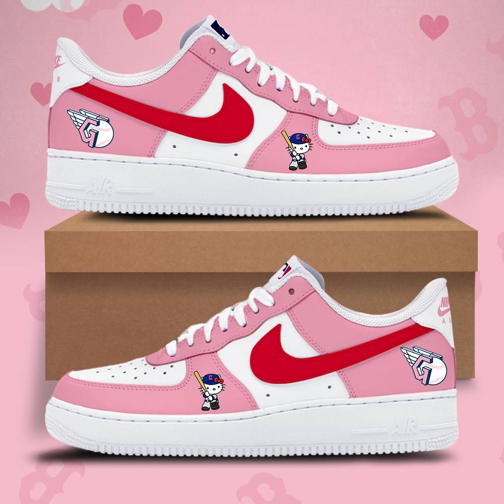 Ideafootwear Cleveland Guardians Air Low-Top Sneakers Shoes For Men And Women 2