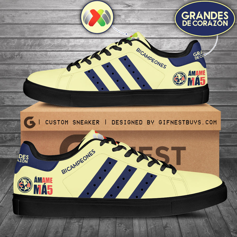 Ideafootwear Club América Skate Stan Shoes Sneakes For Men And Women 4