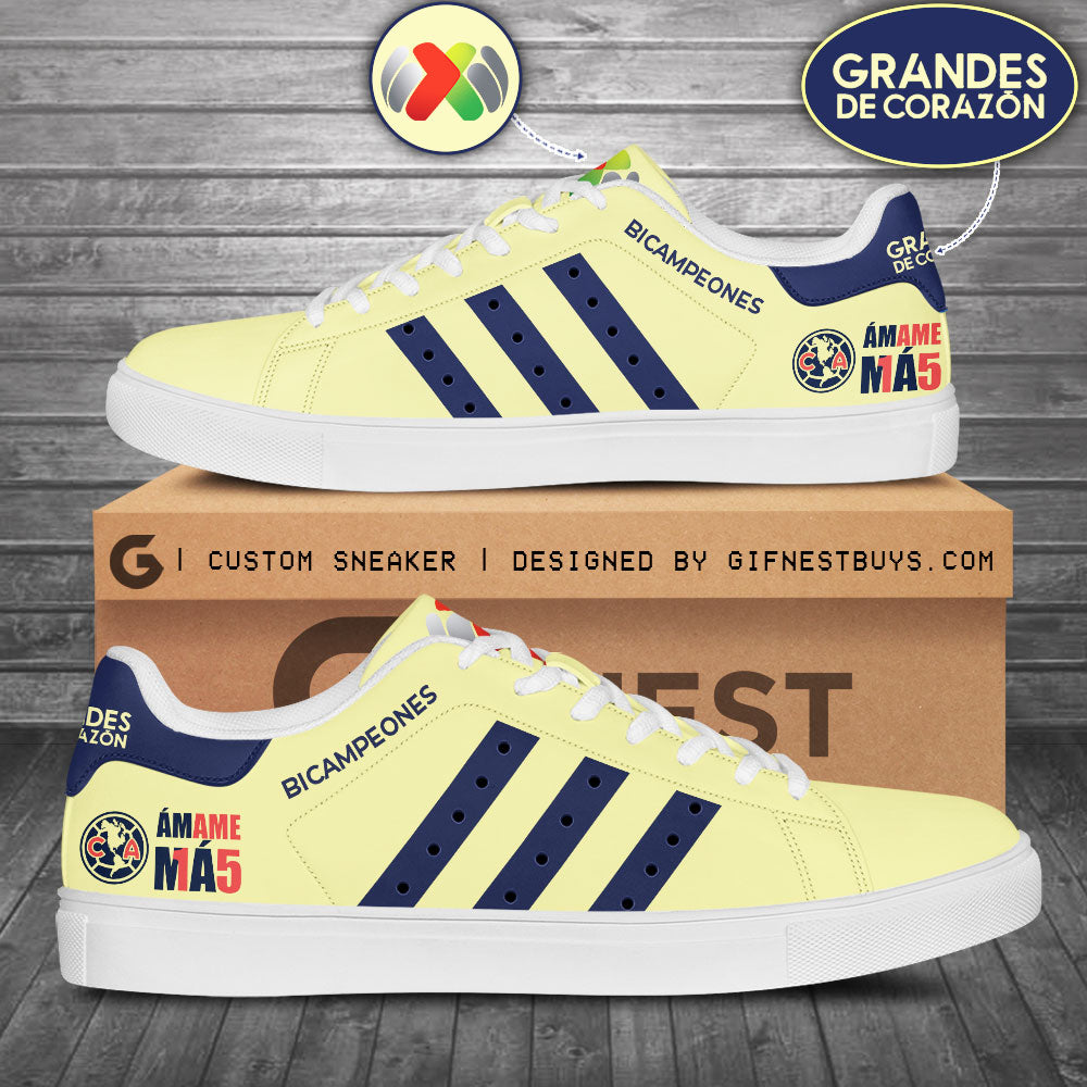 Ideafootwear Club América Skate Stan Shoes Sneakes For Men And Women 4
