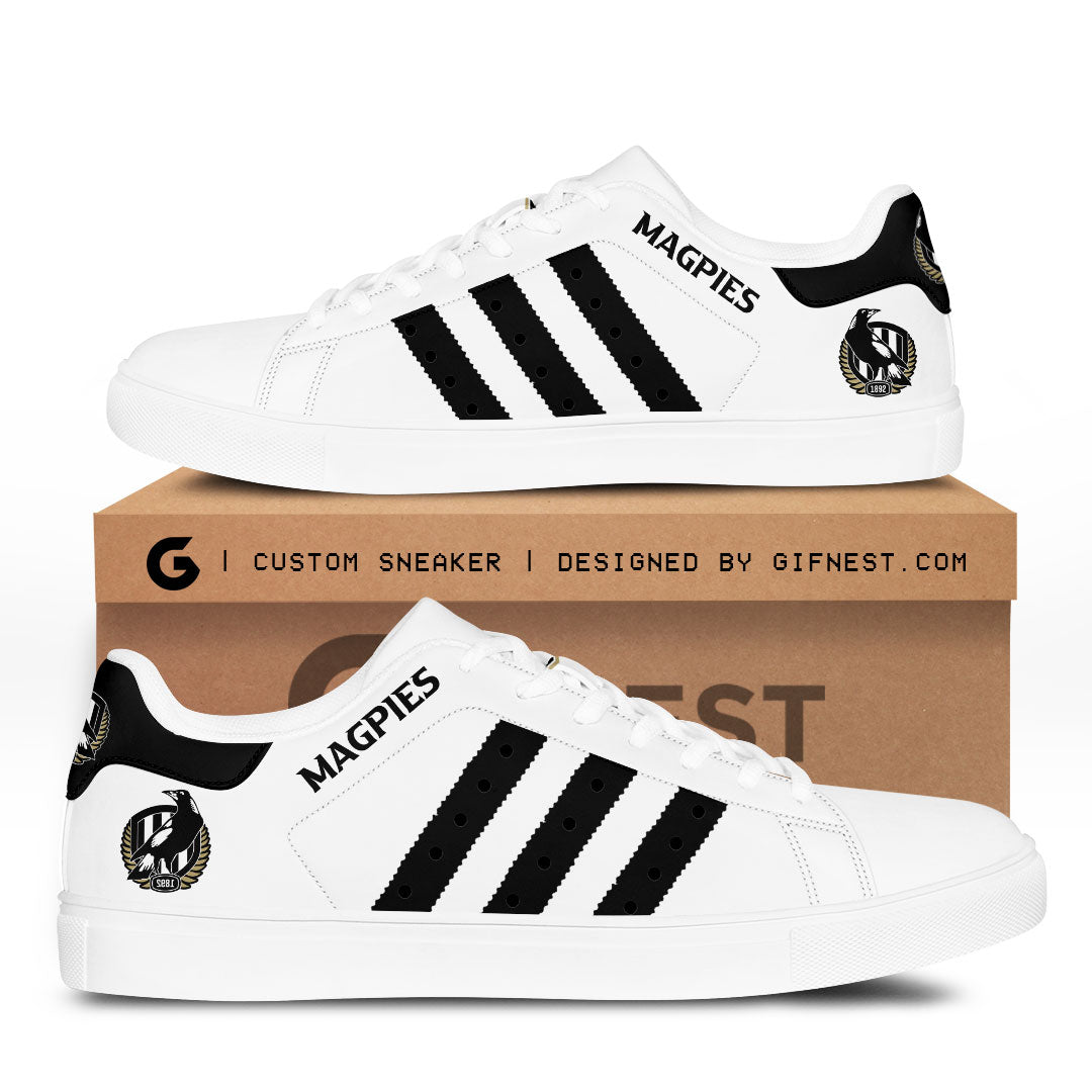Ideafootwear Collingwood FC Skate Stan Shoes Sneakes For Men And Women 2