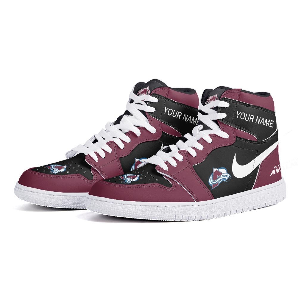 Ideafootwear Colorado Avalanche AJ1 High Sneakers Shoes For Men And Women 4