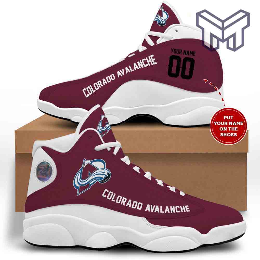 Ideafootwear Colorado Avalanche AJ13 Sneakers Shoes For Men And Women 1