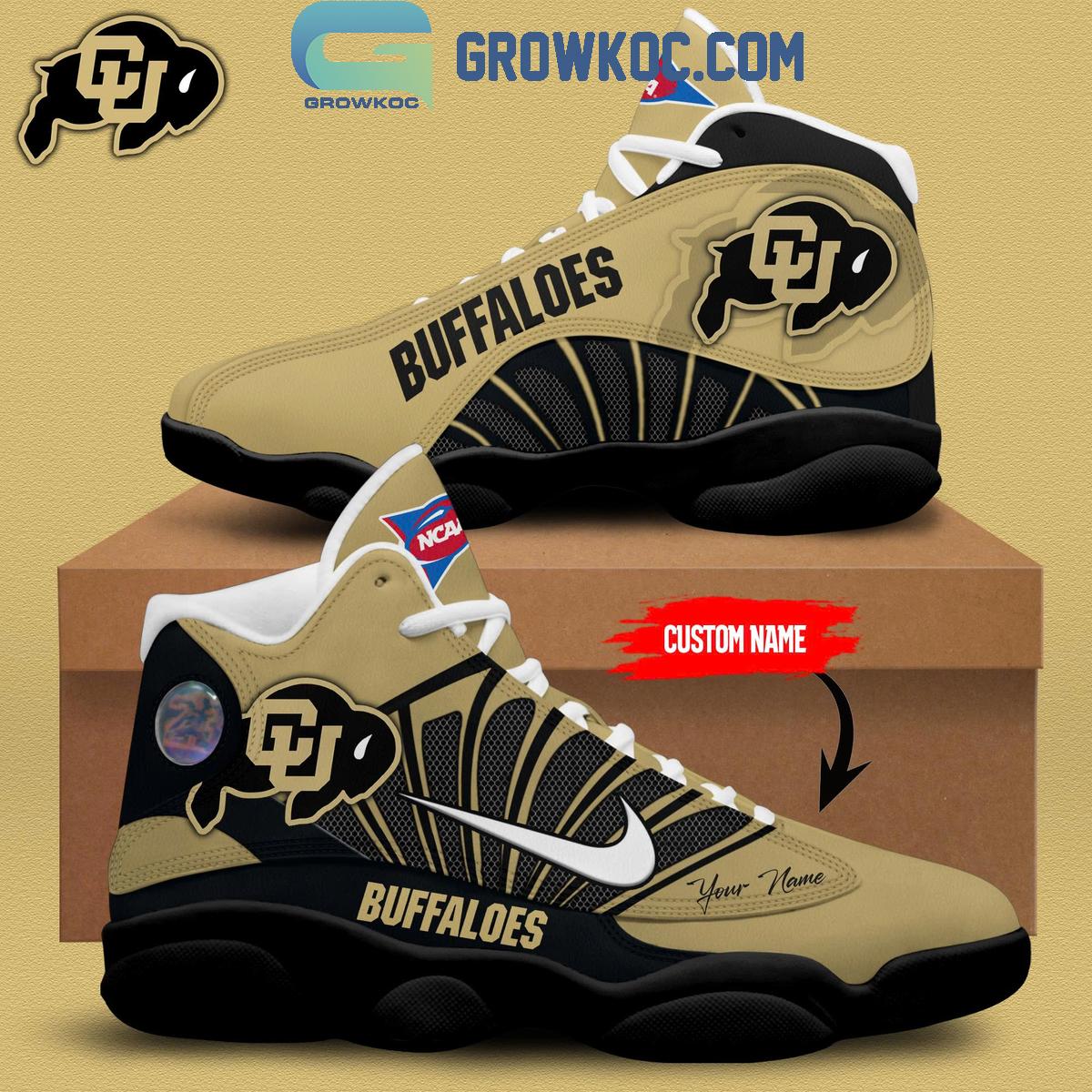 Ideafootwear Colorado Buffaloes AJ13 Sneakers Shoes For Men And Women 2