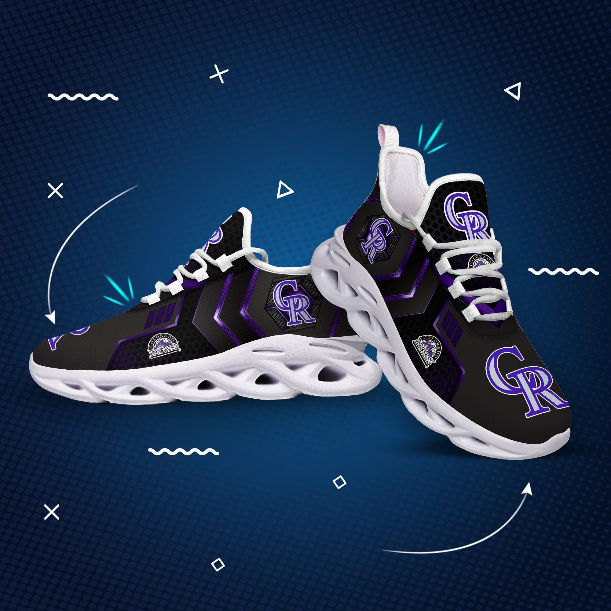 Ideafootwear Colorado Rockies Max Soul Shoes Sneakers For Men And Women 1
