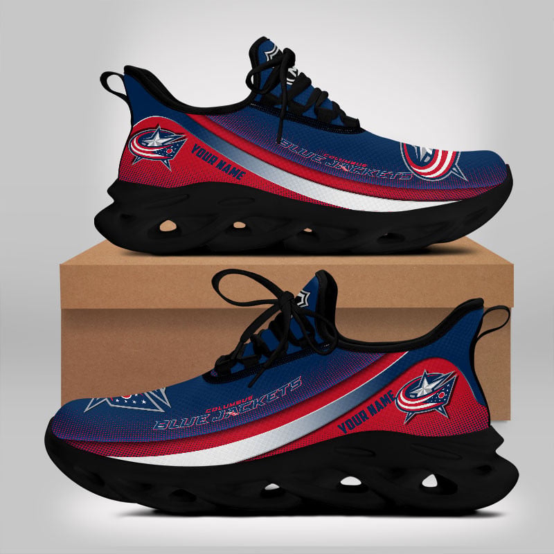 Ideafootwear Columbus Blue Jackets Max Soul Shoes Sneakers For Men And Women 1