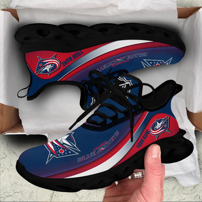 Ideafootwear Columbus Blue Jackets Max Soul Shoes Sneakers For Men And Women 1