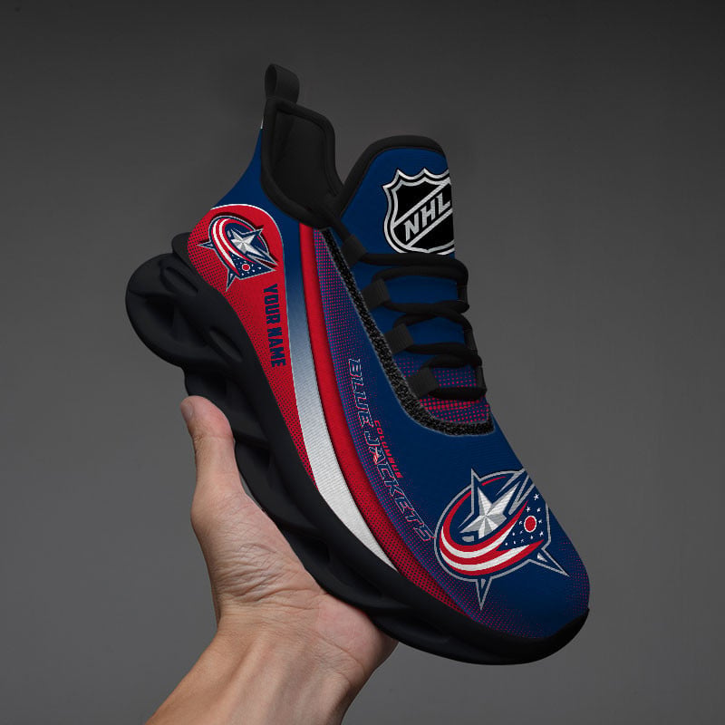 Ideafootwear Columbus Blue Jackets Max Soul Shoes Sneakers For Men And Women 1