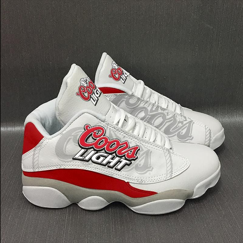 Ideafootwear Coors Light Beer AJ13 Sneakers Shoes For Men And Women 1