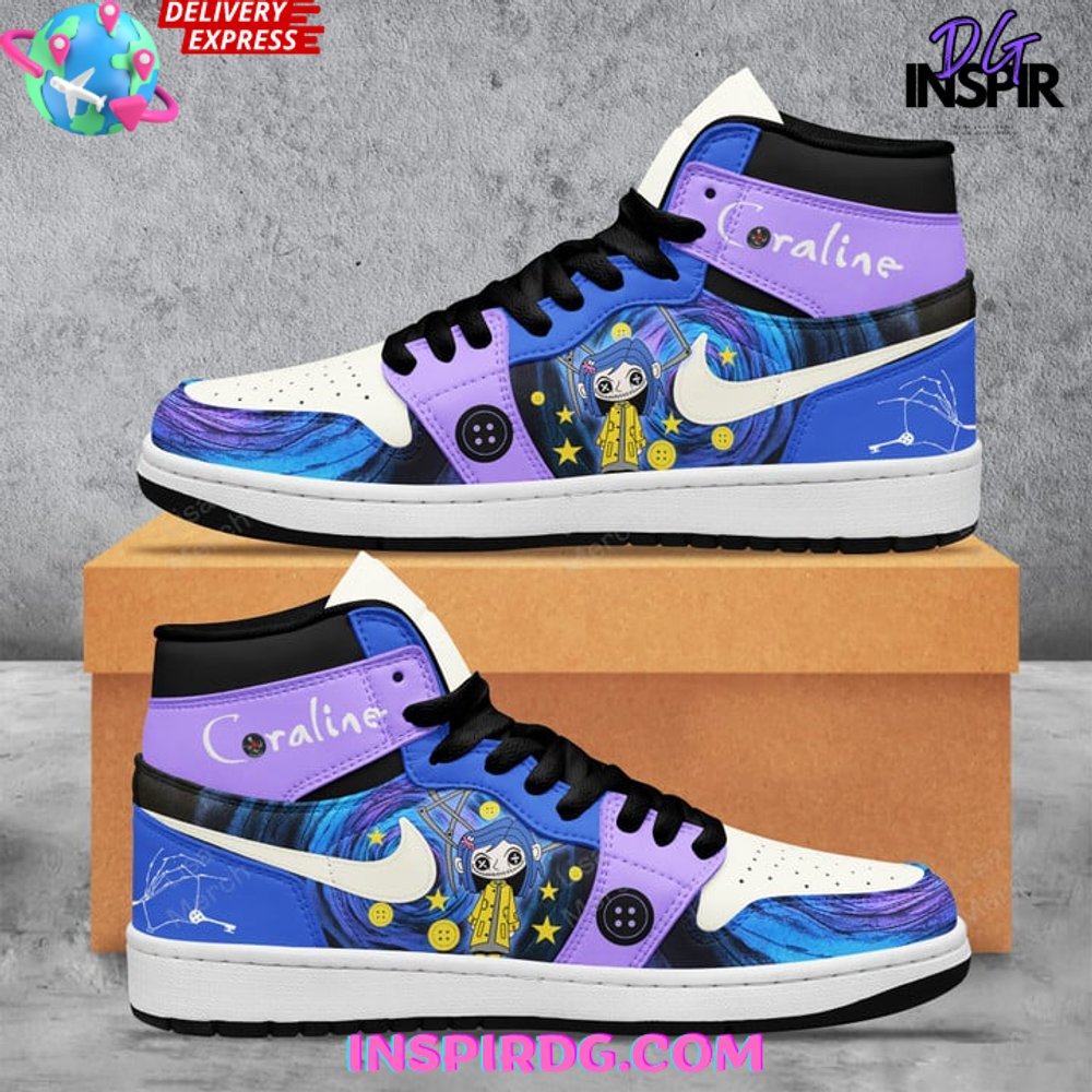 Ideafootwear Coraline AJ1 High Sneakers Shoes For Men And Women 7