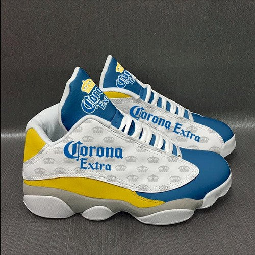 Ideafootwear Corona Extra Beer AJ13 Sneakers Shoes For Men And Women 1