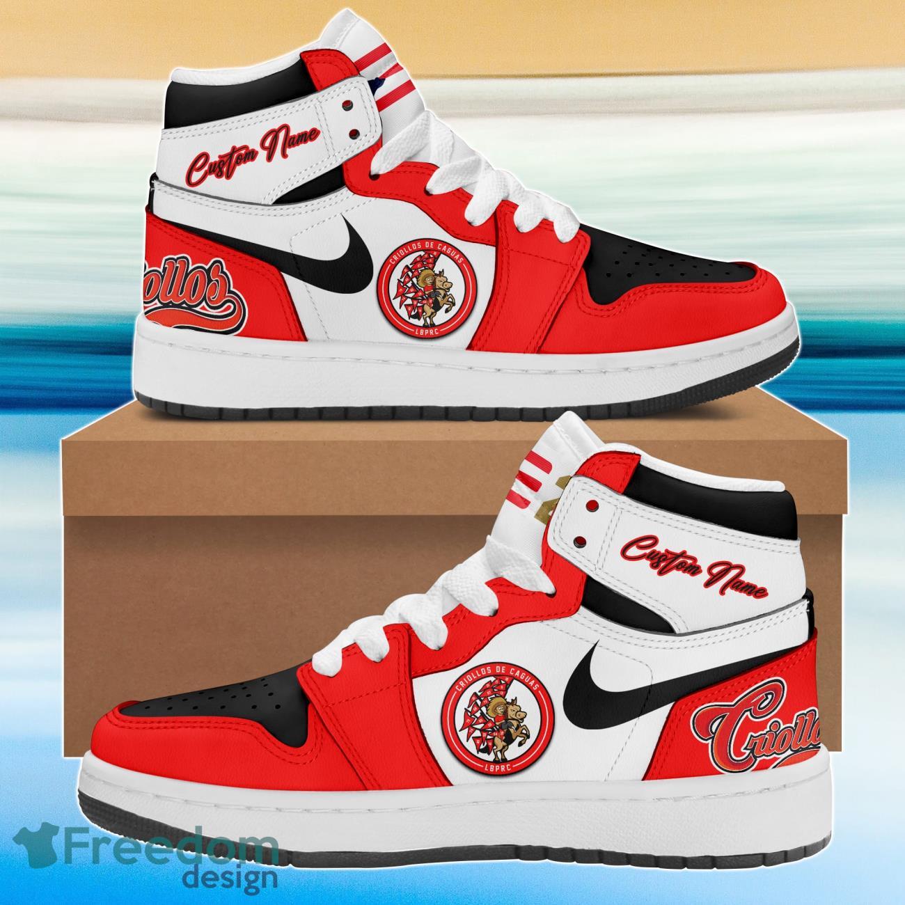 Ideafootwear Criollos de Caguas AJ1 High Sneakers Shoes For Men And Women 2