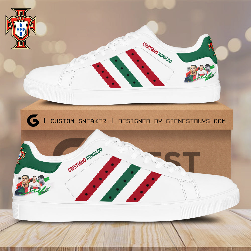 Ideafootwear Cristiano Ronaldo x Portugal National Team Skate Stan Shoes Sneakes For Men And Women 2
