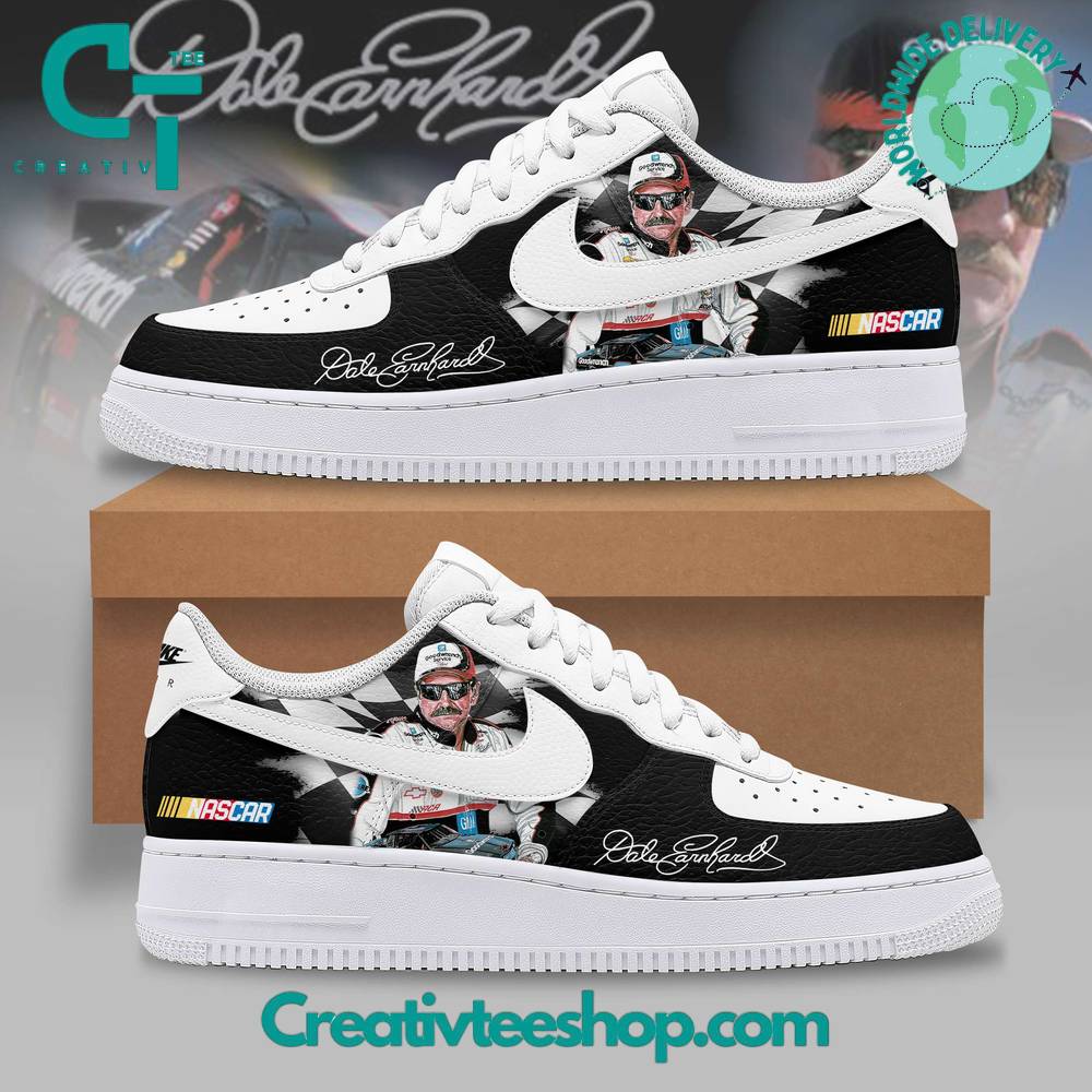Ideafootwear Dale Earnhardt Air Low-Top Sneakers Shoes For Men And Women 2
