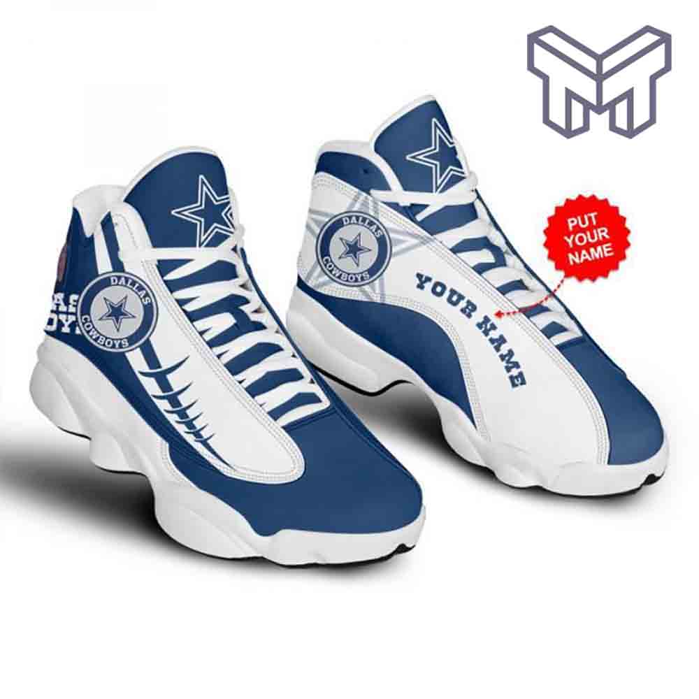 Ideafootwear Dallas Cowboys AJ13 Sneakers Shoes For Men And Women 7
