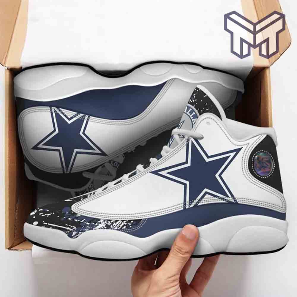 Ideafootwear Dallas Cowboys AJ13 Sneakers Shoes For Men And Women 35
