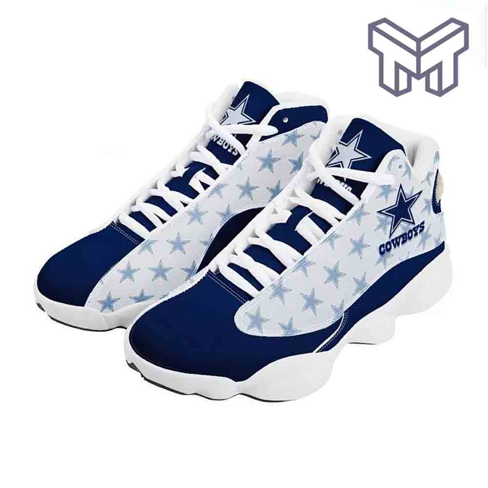 Ideafootwear Dallas Cowboys AJ13 Sneakers Shoes For Men And Women 29