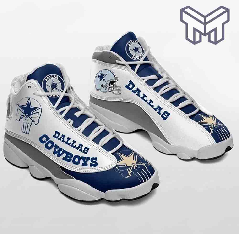Ideafootwear Dallas Cowboys AJ13 Sneakers Shoes For Men And Women 33