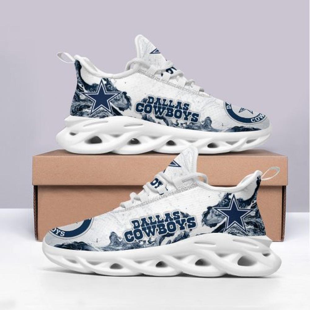 Ideafootwear Dallas Cowboys Max Soul Shoes Sneakers For Men And Women 60